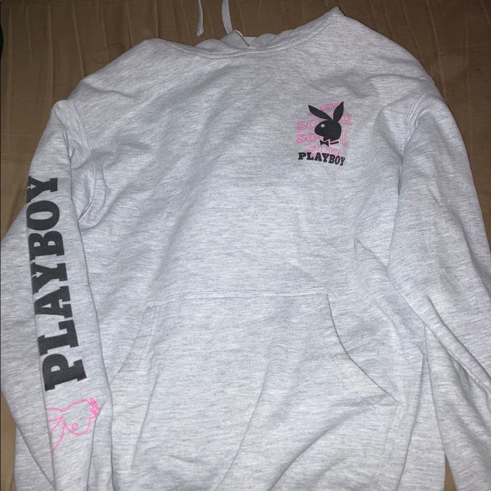 Anti social social club playboy hoodie